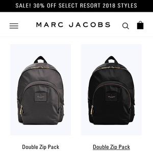 Marc Jacobs double zip pack
